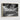 cool black and white tropical art piece in a natural wood frame